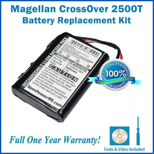 Battery Replacement Kit For The Magellan Crossover 2500T - Extended Life Online Hot Sale