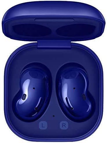 Samsung Galaxy Buds Live (ANC) Active Noise Cancelling TWS Open Type Wireless Bluetooth 5.0 Earbuds for iOS & Android, International Model - SM-R180 (Mystic Blue - Limited Edition) (Renewed) Fashion