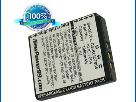 Battery For The Kodak KLIC7004  (Kodak KLIC-7004) For Discount