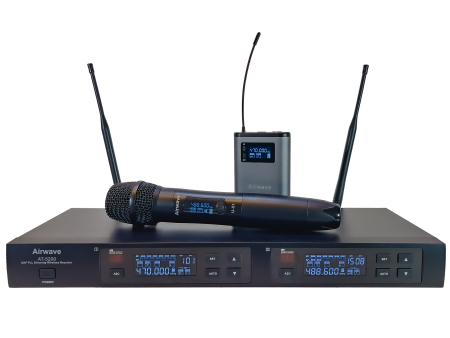 AT-5250 | 2 Channel Wireless Microphone System with Handheld and Lavaliere Online