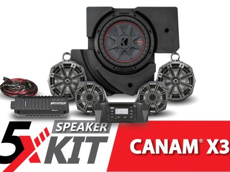 2017-2023-canam-x3-complete-kicker-5-speaker-phase-x-plug-and-play-system Hot on Sale