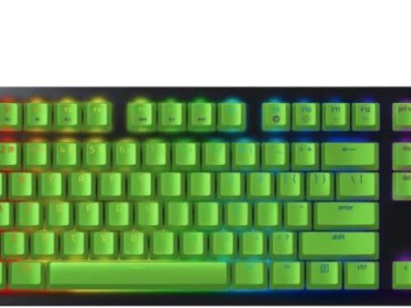 Razer Huntsman Tournament Edition - Compact Gaming Keyboard with Razer Linear Optical Switches - Green Keycaps - US Layout (Renewed) For Sale