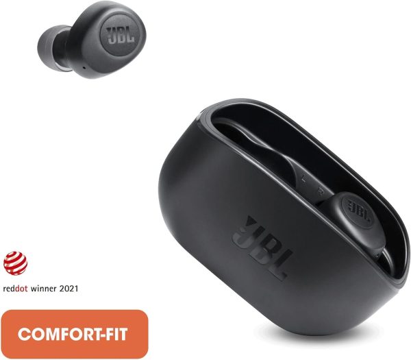 JBL VIBE 100 TWS - True Wireless In-Ear Headphones - Blue (Renewed) Online Hot Sale