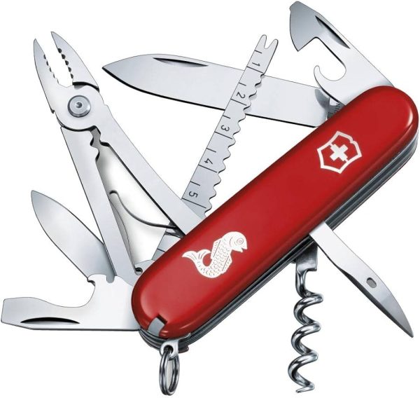 Swiss Army Knife - Fisherman Red Online now