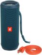 JBL Flip 4 Waterproof Portable Bluetooth Speaker - Ocean Blue (Renewed) Supply