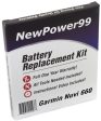 Battery Replacement Kit For The Garmin Nuvi 361-00019-06 GPS Sale