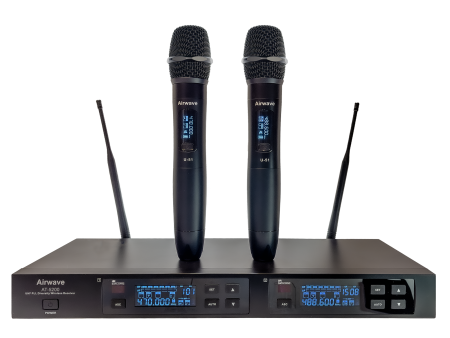 AT-5210 | 2 Channel Wireless Handheld Microphone System Supply