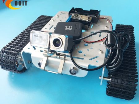 DOIT T200 Remote Control WiFi Video robot tank chassis Mobile Platform for Arduino Smart Robot with Camera clawler toy Supply