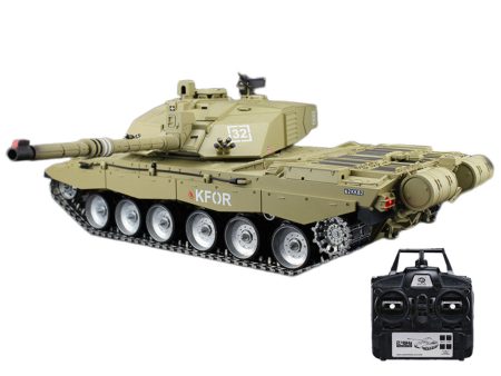 1:16 British Challenger Ⅱ Main Battle Tank 2.4G Remote Control Model Tank with Sound Smoke Effect Metal Ultimate Edition Online Sale