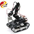 SZDOIT 7DOF Metal Vehicle Robot Mobile Platform 7-Axis Robotic Arm with Gripper + Y100 Tracked Tank Chassis Kit DIY for Arduino Discount