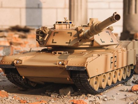 RC Tank Infrared M1A2 Remote Control Tank 1 20 9CH 27Mhz Electrically Driven Toys RC Car Electronic games Military Model For Boy Supply