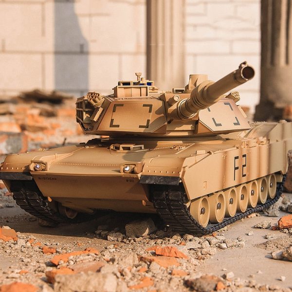 RC Tank Infrared M1A2 Remote Control Tank 1 20 9CH 27Mhz Electrically Driven Toys RC Car Electronic games Military Model For Boy Supply