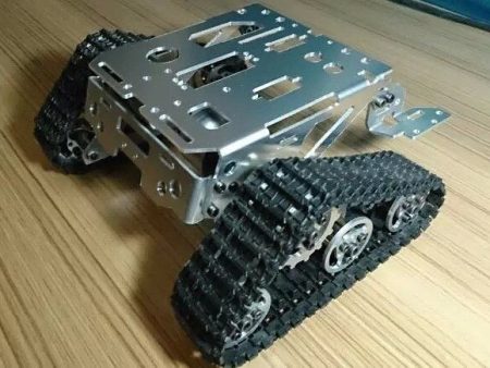 RC Metal Tank Chassis Walee Crawler Tracked Tank Chassis Smart Car Chassis Tracked Vehicle DIY RC Toy Remote Control Mobile For Cheap