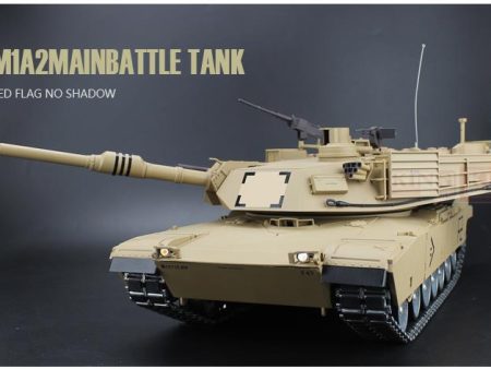 2.4Ghz RC tank Heng Long 1 16 US M1A2 U.S. Army Main Battle Tank Abrams Tusk Tank Ultimate metal version Metal Gear Tracks sound Supply