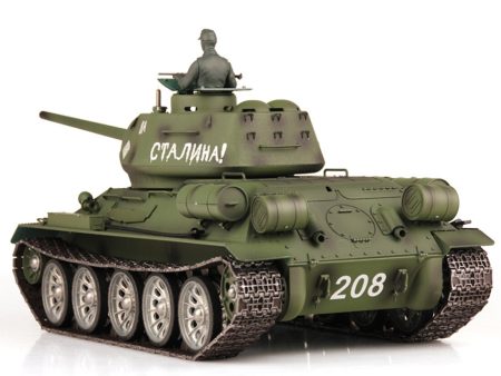 1:16 Soviet T-34 Medium Tank 2.4G Remote Control Model Military Tank With Sound Smoke Shooting Effect 3 Version Edition Sale