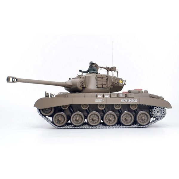 1:16 American Pershing M26 Heavy Tank 2.4G Remote Control Model Military Tank With Sound Smoke Shooting Effect Basic Upgraded Fashion