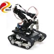 SZDOIT 7DOF Metal Vehicle Robot Mobile Platform 7-Axis Robotic Arm with Gripper + Y100 Tracked Tank Chassis Kit DIY for Arduino Discount